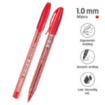 Bolígrafo Lapicero Deli Every Ball Point Pen 1.0 mm Rojo, 50 Unidades - Imagen 2