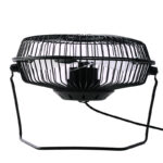 Abanico de Escritorio Metálico USB de 6" Pulgadas,  Negro - Deli  3682 - Imagen 2