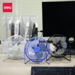 Abanico de Escritorio Metálico USB de 6" Pulgadas,  Negro - Deli  3682 - Imagen 5