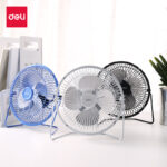 Abanico de Escritorio Metálico USB de 6" Pulgadas,  Negro - Deli  3682 - Imagen 6