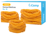 Gomas Elásticas Cony #18, 100% Caucho, 2 Onzas