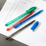 Bolígrafo Lapicero Deli Every Ball Point Pen 1.0 mm Rojo, 50 Unidades - Imagen 4