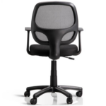 Silla Secretarial con Brazos, Negra - Deli - Imagen 2